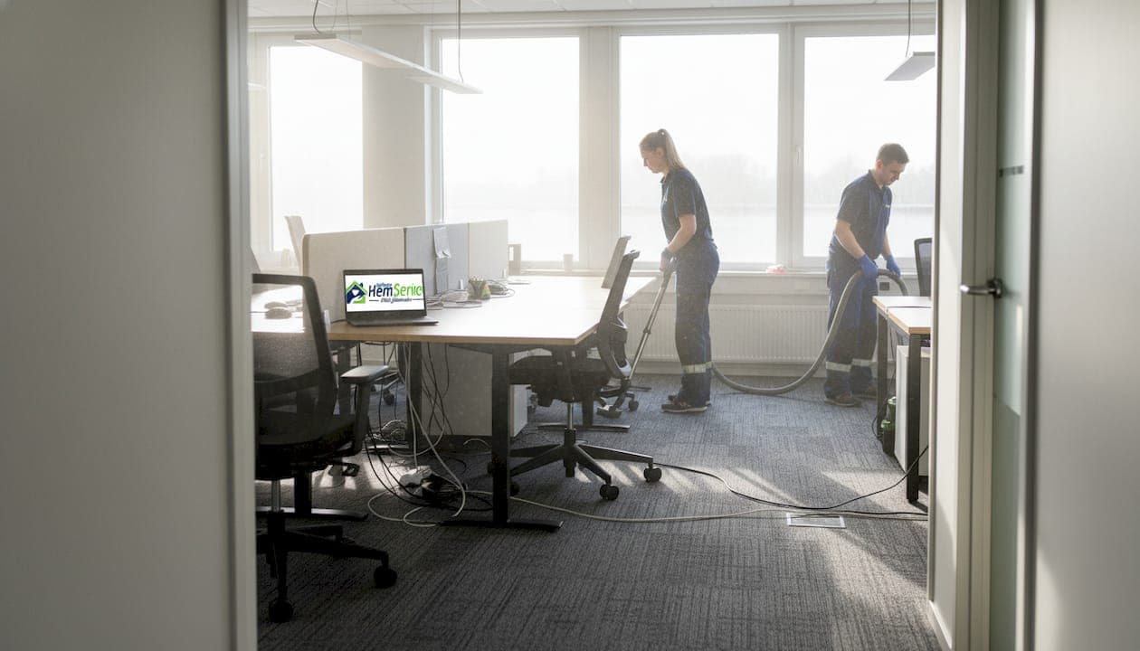 Engångsstädning för företag: komplett guide med tips