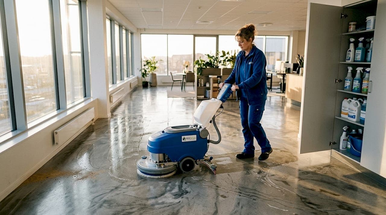 Vad är kommersiell städning? Guide till trygg, effektiv service