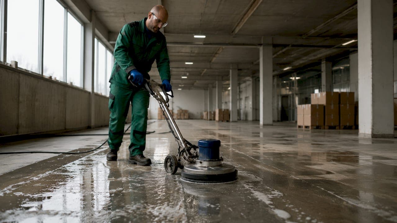 Industriell städning förklarat: guide för företag