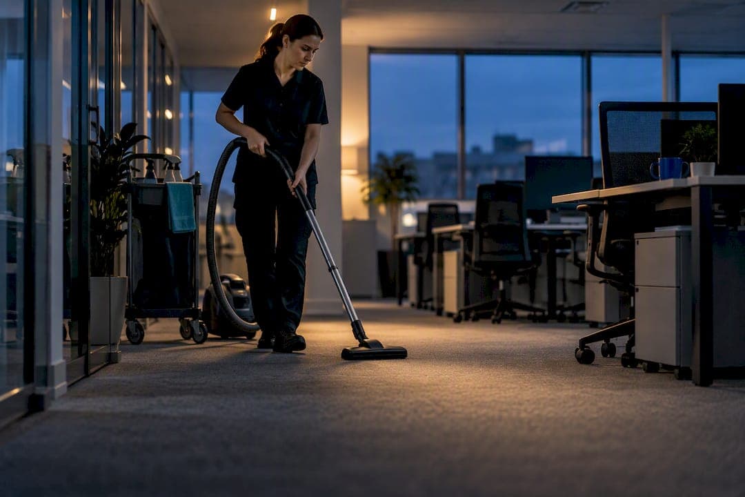 Kontorsstädning dag eller kväll: så väljer ni rätt tidpunkt