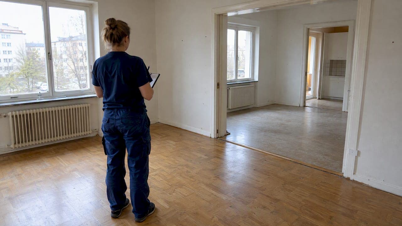 Flyttstädning tidsåtgång: så planerar du tiden rätt