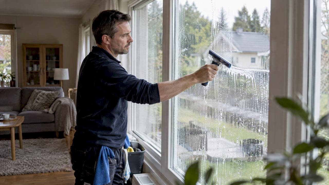 Fönsterputs utan ränder: metoden som faktiskt fungerar