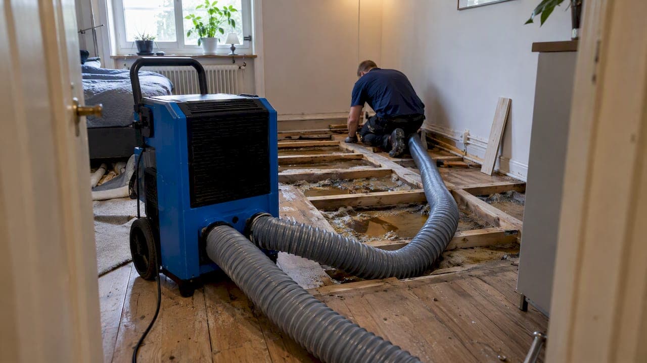 Sanering efter vattenskada: steg för steg